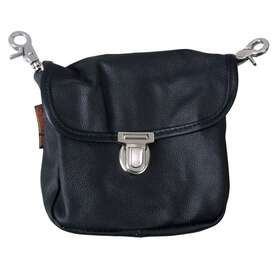 Cpl5003 Hot Leathers Cpl5003-black-7x6x1 Black Ladies Leather Clip Pouch