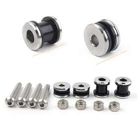 Hotsale 612046965665 Sissy Bar Backrest Docking Hardware Kit Detachable Fit Harley 883 1200 2004-2017