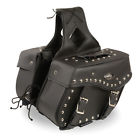 Hsa4 Milwaukee Leather Motorcycle Waterproof Studded Saddlebags For Honda