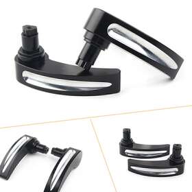Hukyu 612046253724 Race Saddlebag Lid Lifter For Harley Touring Road King 14-18 Flt Black