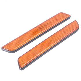 Hukyu 612048488070 Front Fork Leg Reflector For Haley Dyna Fatboy Wide Glide Lower Legs Sliders