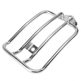 Hukyu 612063668419 Motorcycle Silver Steel Luggage Rack Solo Seat For Harley Sportster Us