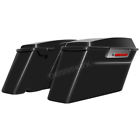 Hw149508 Hogworkz Vivid Black Fully Assembled Standard Saddlebags