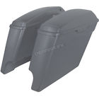 Hw151004 Hogworkz Charcoal Denim Stretched Saddlebags
