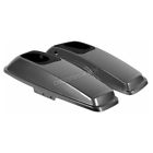 Hw153010 Hogworkz Charcoal Pearl Saddlebag Speaker Lids