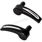 Hw157804 Hogworkz Black Slash Sddlebag One Touch Lid Levers