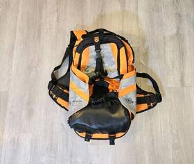 Xf3517-0162 Icon Moto Squad Ii Motorcycle Laptop Backpack Us Military Spec Hi-vis Orange Mil