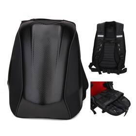 H33140017-d Jfg Racing Motorcycle Bag Backpack - Hard Shell Carbon Fiber Waterproof Large Capacity