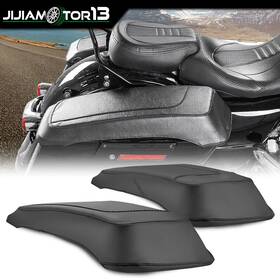 J-03scb6501abk Jijiamotor13 Fit For 93-13 Harley Davidson Touring 2x Plain Hard Saddlebag Speaker Lid Covers
