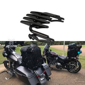 Cb10010 Jmtbno Black Detachable Stealth Luggage Rack For Harley Touring Road King 2009-2023 Us