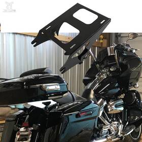 Cb10011 Jmtbno Detachable Two-up Tour Pack Pak Mounting Luggage Rack For Harley Touring 2014-23
