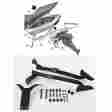 K0er69st Shad Top Case Bracket Master Fixation Kawasaki Er6 N-f 2009 To 2011