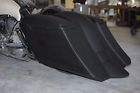 K13466 Dntd Stretched Down Out Saddlebags Overlay Rear Fender Harley Flh