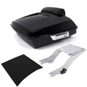 K1mt000006021 Razor Tour Pack Trunk With Mount Rack&latches&backrest For Harley Davidson 97-08