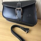 Fhdtb074bk Kemi Moto Black Leather Motorcycle Saddle Luggage Bag 1 See Pict