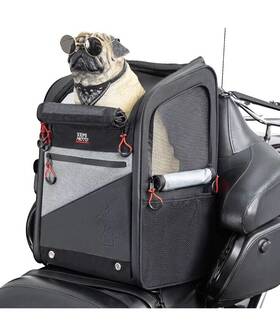 F1801-03401bk Kemimoto Ey 1729 Upgraded Pet Carriers Folding Dog Carrier Backpack For Street Glide Road King