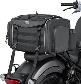 F1116-06717-bk Kemimoto Motorcycle Travel Luggage Bags 23l-30l Expandable Large Capacity Tail