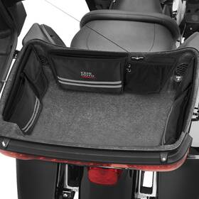 Kemimoto F1801-00201bk-ey Motorcycle Rear Trunk Organizer Hard Liner Bag For Street Glide Road King