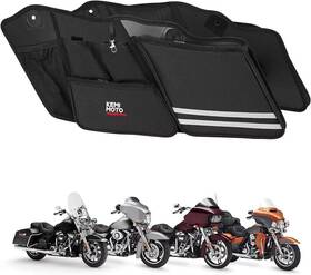 F1801-03201bk Kemimoto Kemimo 2pcs Saddle Bag Organizers 2014-2024 Street Glide Road King