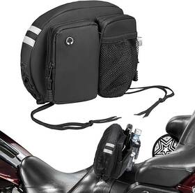 F1801-03301bk Kemimoto Motorcycle Backrest Bag Organizer Cvo Road Glide Limited Touring