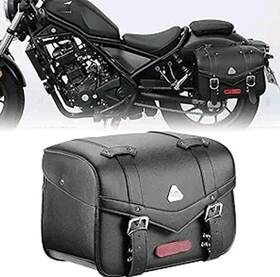 Qckp9b1 Kemimoto Motorcycle Dome Modern Side Bag 30l Large Anti-slip Saddlebag Universal