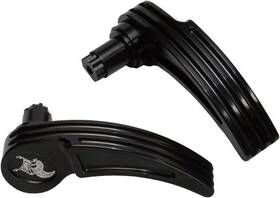 Kfl-01 Kens Factory Next Level Saddlebag Levers Black #kfl-01 Harley Davidson