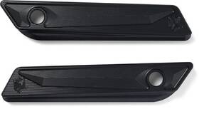 Kfl-31b Kens Factory Saddlebag Hinge Covers Black #kfl-31b Harley Davidson