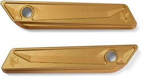 Kfl-31g Kens Factory Saddlebag Hinge Covers Gold #kfl-31g Harley Davidson