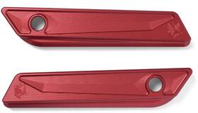 Kfl-31r Kens Factory Saddlebag Hinge Covers Red Harley Davidson Road Glide/street Glide
