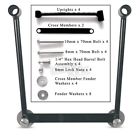 35010056 Kit Saddlebag Universal Willie Max Mount Hard