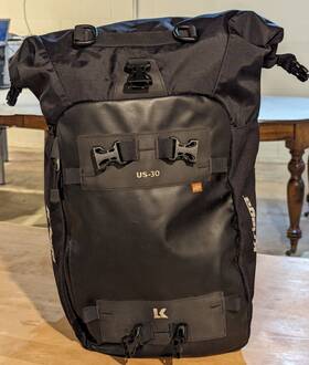 65026030 Kriega Us-30 Drypack Waterproof Motorcycle Tail Or Messenger Bag 30 Liters