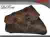 Krsbl06 Sportster Harley-davidson Larosa Rustic Brown Leather Sharp Flap Harley Left Mount Saddlebag
