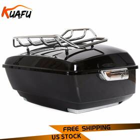 Kuafu 713095197820 King Tour Pak Pack Trunk Top Luggage Rack For Harley Road Street Glide 2014-2024