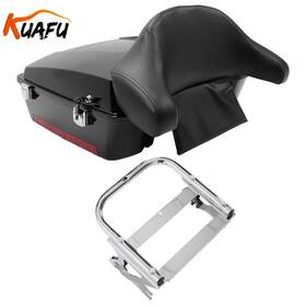 Fla11652 Kuafu Chopped Tour Pack Pak Mounting Rack For Harley Davidson Road King Flht 1997-2008