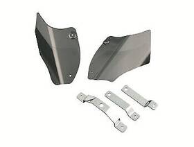 0504-0205 Kuryakyn 1186 Reflective Saddle Shields For Harley S/t 41-9019 Smoke