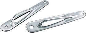 Kuryakyn 191209008789 Teardrop Custom Tie-down Brackets Chrome #928 Harley Davidson