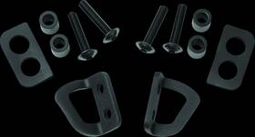 Kuryakyn 191209041335 Tie Down Bracket 14-22 Indian Black - Fits Lower Triple Tree