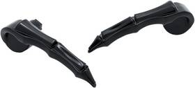 5191 Kuryakyn Zombie Saddlebag Latch Handles Black #5191 Harley Fl Touring