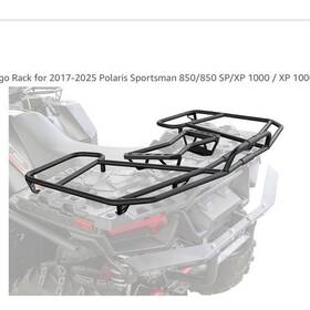 Ldetxy-utvs-0027 Ldetxy Rear Rack Extender For Sportsman 850/xp 1000 Hd Steel Luggage Cargo 2239q