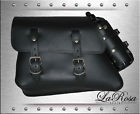 Orsbl03bh Left Premium Gas 1982-03 Saddlebag Bottle Larosa Black Leather Spare Sportster