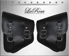 Slba-ssbbl23 Left Ssbbr23 Solo 1990-2013 Black Rigid Saddlebags Hd Faux Bobber Larosa Softail Slba-ssbbl23 Left Ssbbr23 Solo 1990-2013 Black Rigid Saddlebags Hd Faux Bobber Larosa Softail