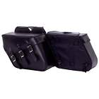 Lumsaddle2 Diamond Plate Through Over Style Saddle Bag Set For Harley