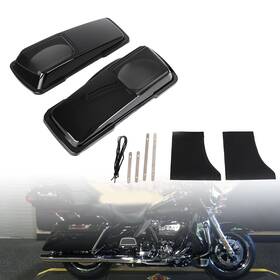 M502-036-blk Madhornets 6 X 9 Speaker Lids Vivid Black Saddlebag For Harley Touring 1994-2013 Tg