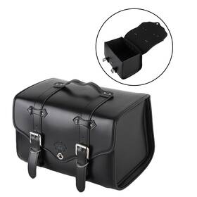 M502-043-blk Madhornets Motorcycle Rear Tail Seat Back Saddle Pack Shoulder Carry Bag Universal Black