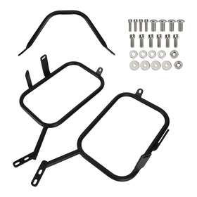 M502-051-blk Madhornets Side Saddle Bag Mounting Bracket Black Fit For Ducati Scrambler 400 800 16-22