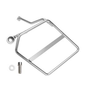 M502-094-sil Madhornets Luggage Rack Side Saddlebag Mount Bracket Left Chrome For Honda Monkey 125 18-24