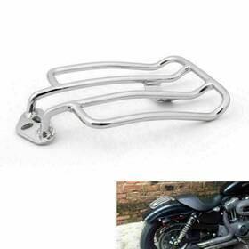 M516-b003-chrome Madhornets Solo Seat Luggage Rack Chrome For Sportster Xl883 1200 2004-2015 E