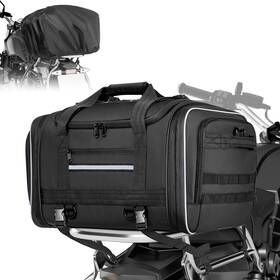 Marscamd Md00901 Waterproof Motorcycle Tail Luggage Bag 48l-64l Expandable Black Rain
