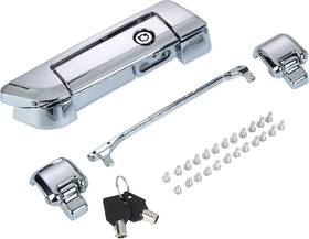 Zt003-chrome Mats-csrewy Latches And Hinges Kit For Harley Upgraded Locking Mechanism Easy Install S352
