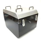 Micatech Motorcycle Top Case With Touratech Mounting Bracket Black Silver